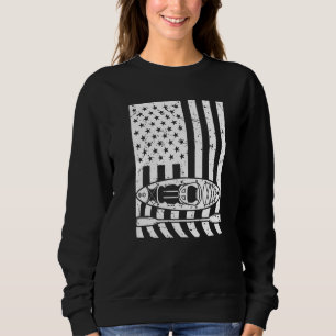 Kanufahren für Männer Frauen Kajaksfischen Sweatshirt