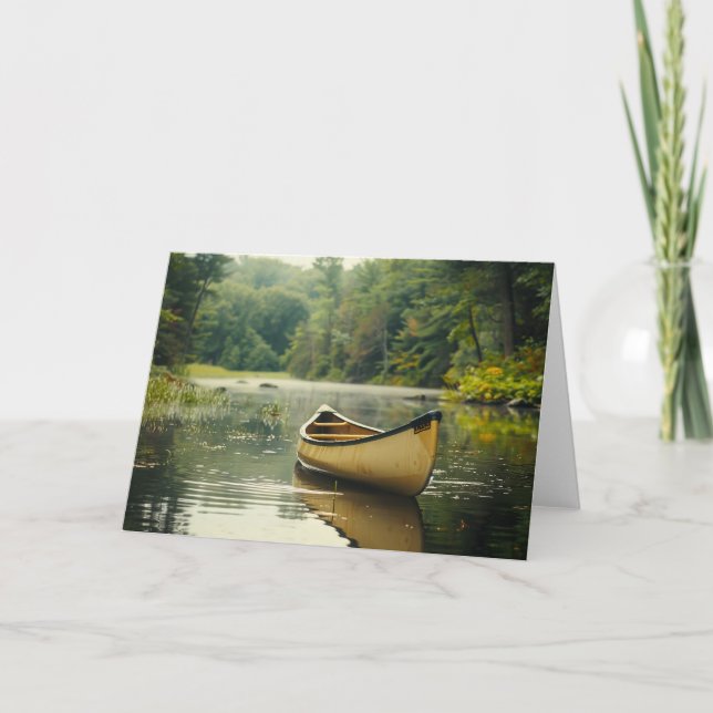 Kanufahren in einem Fluss (Vorderseite)