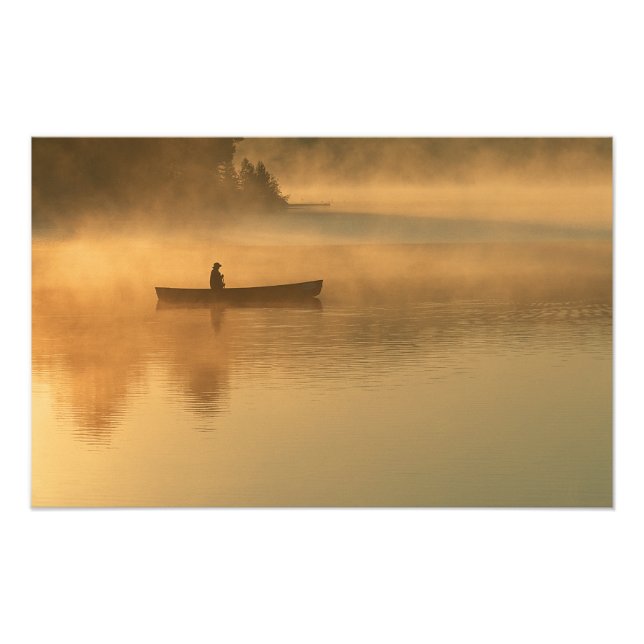 Kanufahrer, Algonguin Park, Ontario, Kanada. Fotodruck (Vorne)