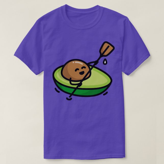 Kanufahrer und Kanufahrer T-Shirt (Design vorne)