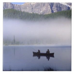 Kanufischen Waterfowl Lake, Banff National Fliese