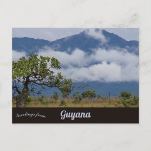 Kanuku-Berge aus der Sicht von Lethem Guyana Postkarte