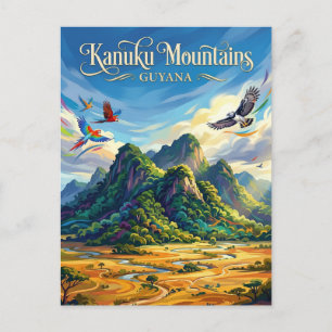 Kanuku-Berge Guyana Postkarte