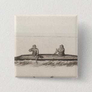 Kanus, Oonalashka, Alaska Button