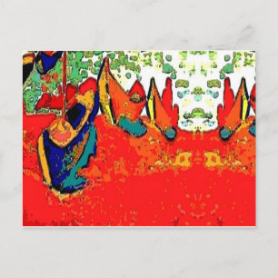 Kanus und Boote Postkarte