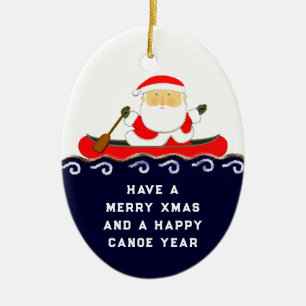 Kanuwanderzelt Weihnachten Sammlerstück Keramik Ornament