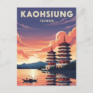Kaohsiung Taiwan Travel Postkarte