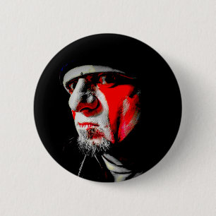 Kaos-Anubis-Fahne Button