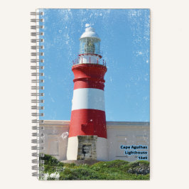 Kap Agulhas Leuchtturm 1849 Notizbuch