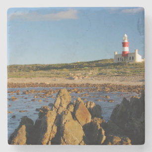 Kap Agulhas Leuchtturm, Western Cape Cape 2 Steinuntersetzer