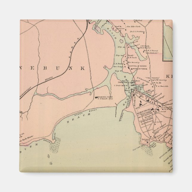 Kap Arundel, Kennebunkport, Maine Magnet (Vorne)