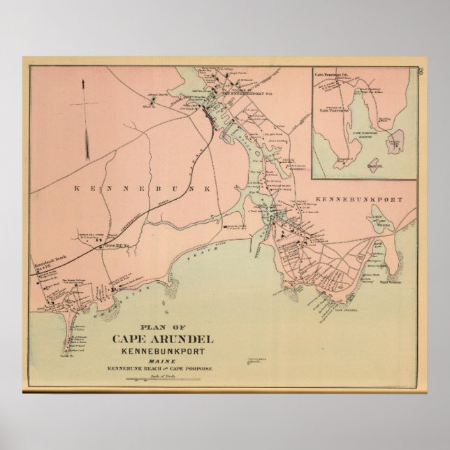 Kap Arundel, Kennebunkport, Maine Poster (Vorne)