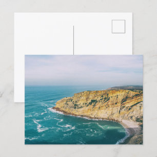 Kap auf atlantischer Landschaft Postkarte