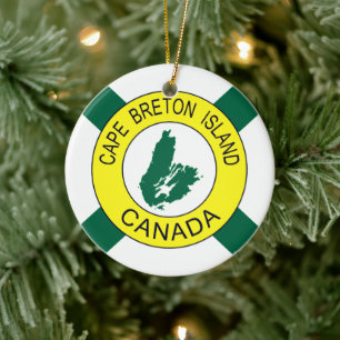 Kap-Breton-Insel-Flagge (inoffiziell), Nova Scotia Keramik Ornament