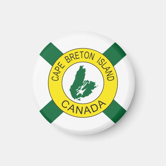 Kap-Breton-Insel-Flagge (inoffiziell), Nova Scotia Magnet (Vorne)