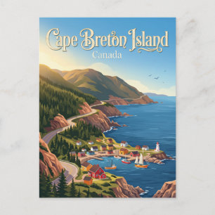 Kap-Breton-Insel Kanada Postkarte