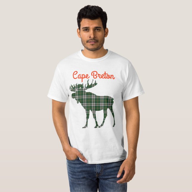 Kap-Breton-Shirt-Elchtartan T-Shirt (Vorne ganz)