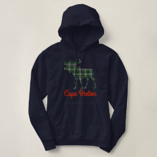 Kap-Breton-Tartan-Elch niedliche Hoodie