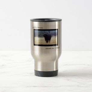 Kap-Büffel-Reise-Tasse Reisebecher