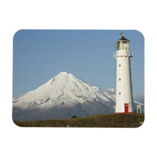 Kap Egmont Leuchtturm und Mt Taranaki / Mt Magnet