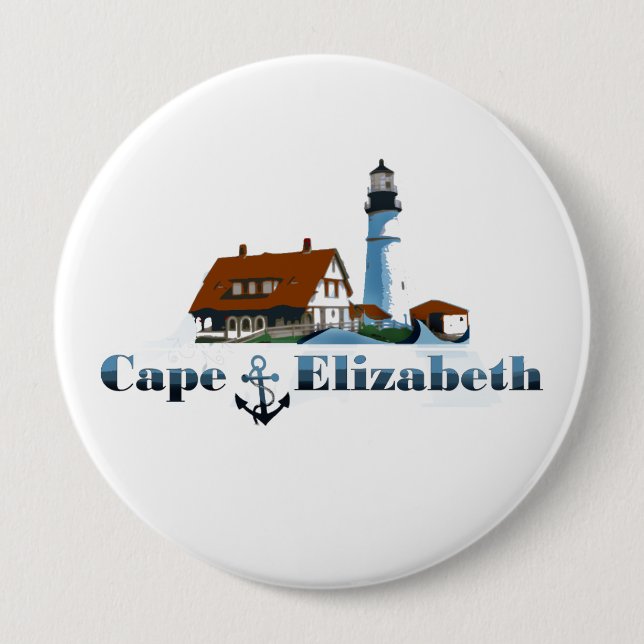 Kap Elizabeth. Button (Vorderseite)
