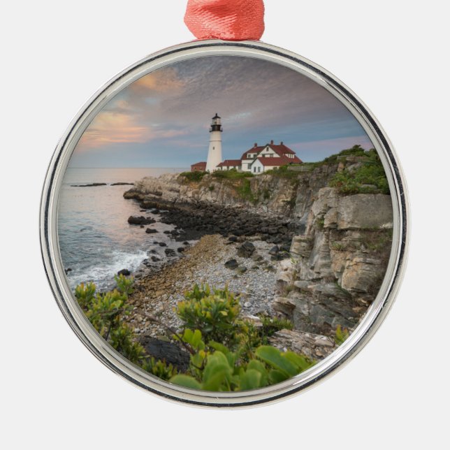 Kap Elizabeth, ICH Portlandhauptlicht-| Ornament Aus Metall (Vorne)