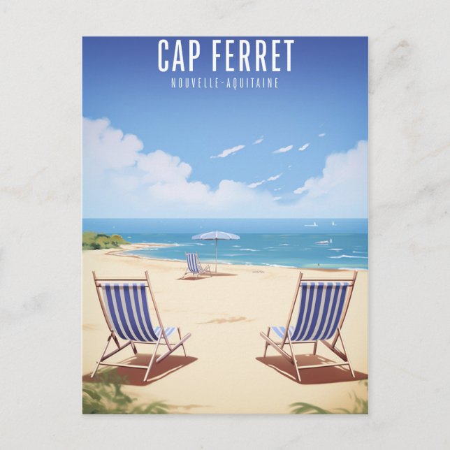 Kap Ferret - Poster - Plakat Postkarte (Vorderseite)