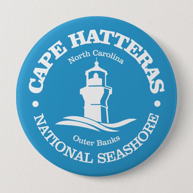 Kap Hatteras (Leuchtturm) Button (Vorderseite)