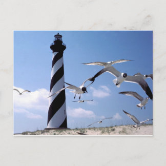 Kap Hatteras Leuchtturm North Carolina Leuchtturm Postkarte