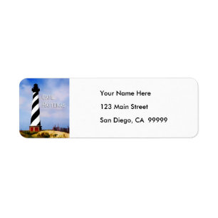 Kap Hatteras Leuchtturm-Plakat-Text Kap Hatteras