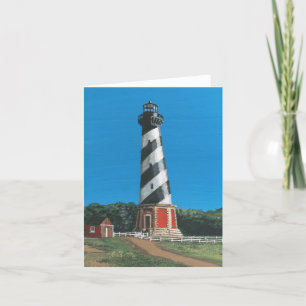Kap Hatteras Leuchtturm-Raum-Anmerkungs-Karte Karte
