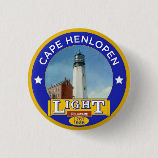 Kap Henlopen Leuchtturm Button