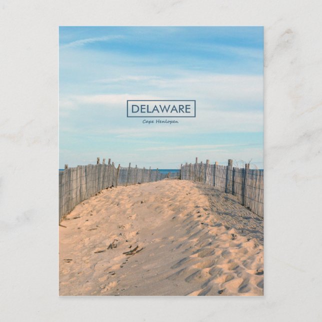 Kap Henlopen. Postkarte (Vorderseite)