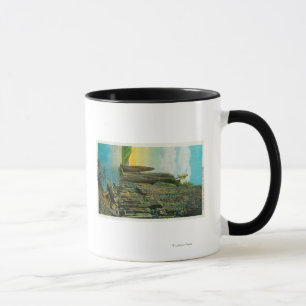 Kap Hoorn und Zigarren-Felsen auf Columbia River Tasse