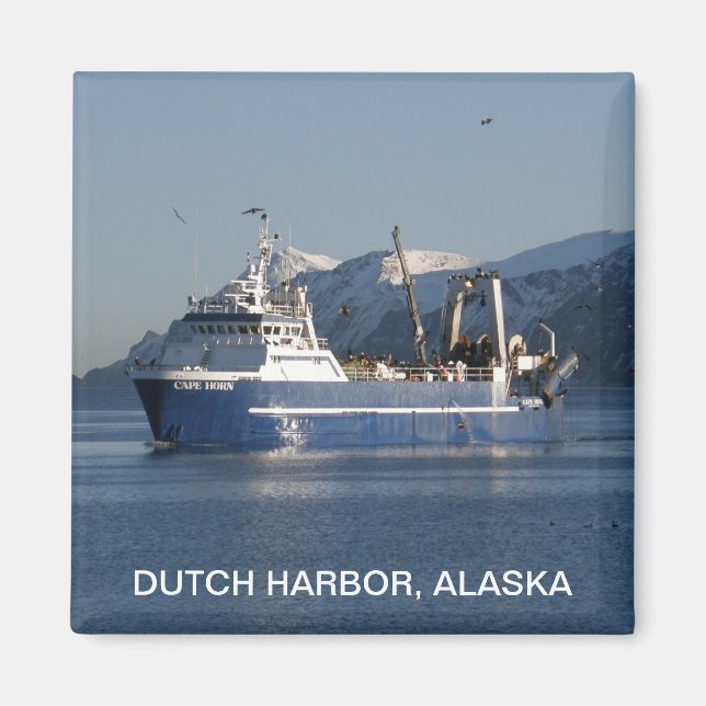 Kap Horn, Factory Trawler im niederländischen Hafe Magnet (Vorne)