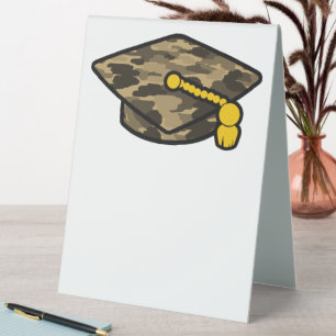 Kap-Khaki-Camo-Graduierung Tischaufsteller