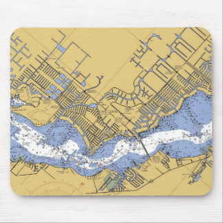 Kap-Koralle, Floridaseehafen-Diagramm mousepad