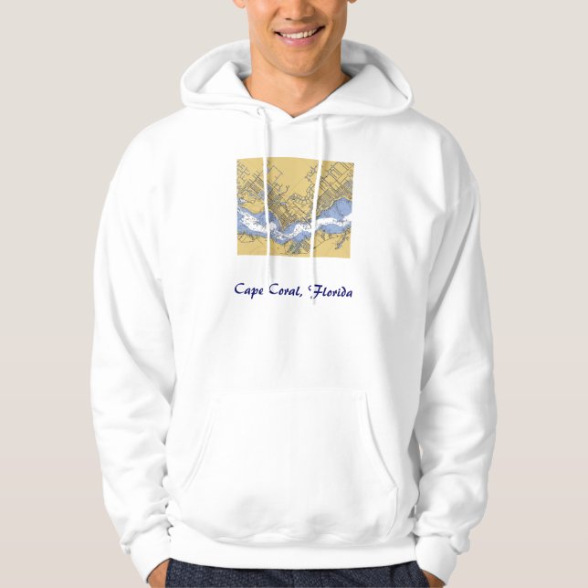 Kap-Koralle, Floridaseehafen-Diagramm Shirt (Vorderseite)