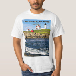 Kap Neddick, "der Klumpen-" Leuchtturm-T - Shirt
