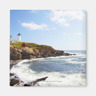 Kap Neddick "Klumpen-" Leuchtturm in Maine Magnet