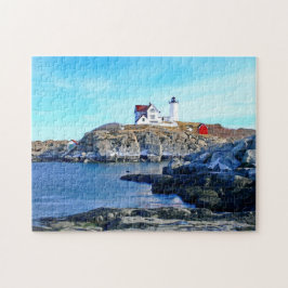 Kap Neddick (Klumpen-Licht) Leuchtturm-Puzzlespiel
