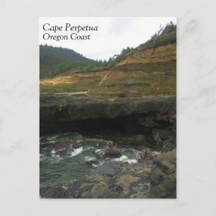 Kap Perpetua, Küste von Oregon Postkarte