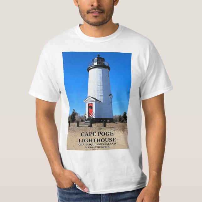 Kap Poge Leuchtturm, Massachusetts-T - Shirt (Vorderseite)
