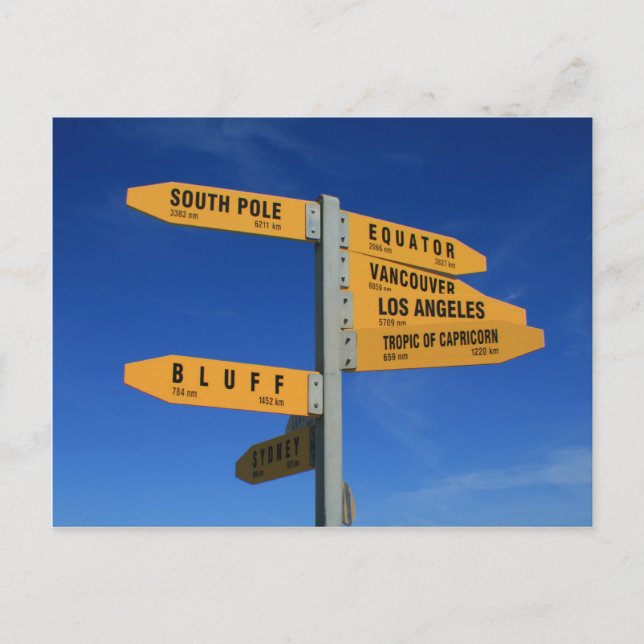 Kap Reinga, Neuseeland Postkarte (Vorderseite)