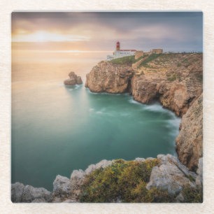 Kap-St. Vincent   Sagres, Algarve, Portugal Glasuntersetzer