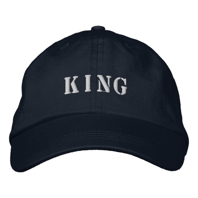 Kap Text bestickt Bestickte Baseballkappe (Vorderseite)