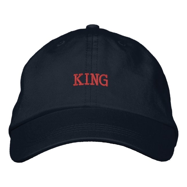 Kap Text bestickt Bestickte Baseballkappe (Vorderseite)