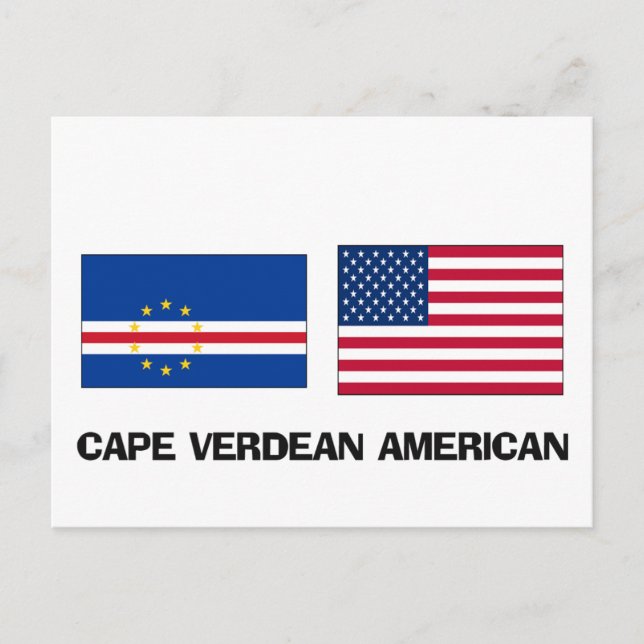 Kap-Verde-Amerikaner Postkarte (Vorderseite)