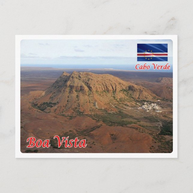 Kap Verde - Boa Vista - Rocha Estància - Postkarte (Vorderseite)