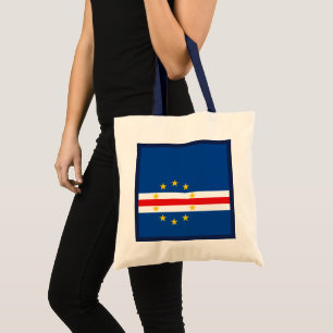 Kap Verde Flag x Flag Bag Tragetasche
